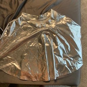 metallic skirt